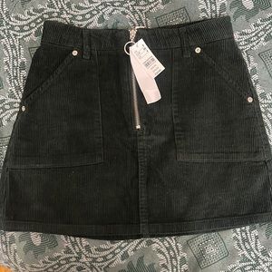 Topshop Corduroy Skirt